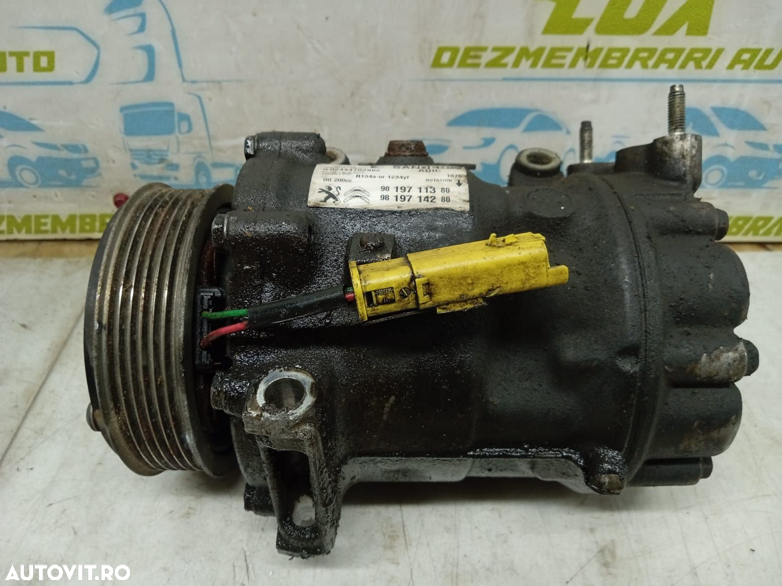 Compresor clima AC 2.0 BlueHDI ahn ahp ahm 9819711380 Peugeot Boxer 2 - 2