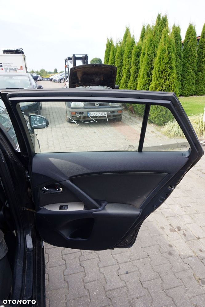 DRZWI TYLNE PRAWE AVENSIS III T27 PH1 KOMBI 209  CZARNY TOYOTA 2009-2011 - 8