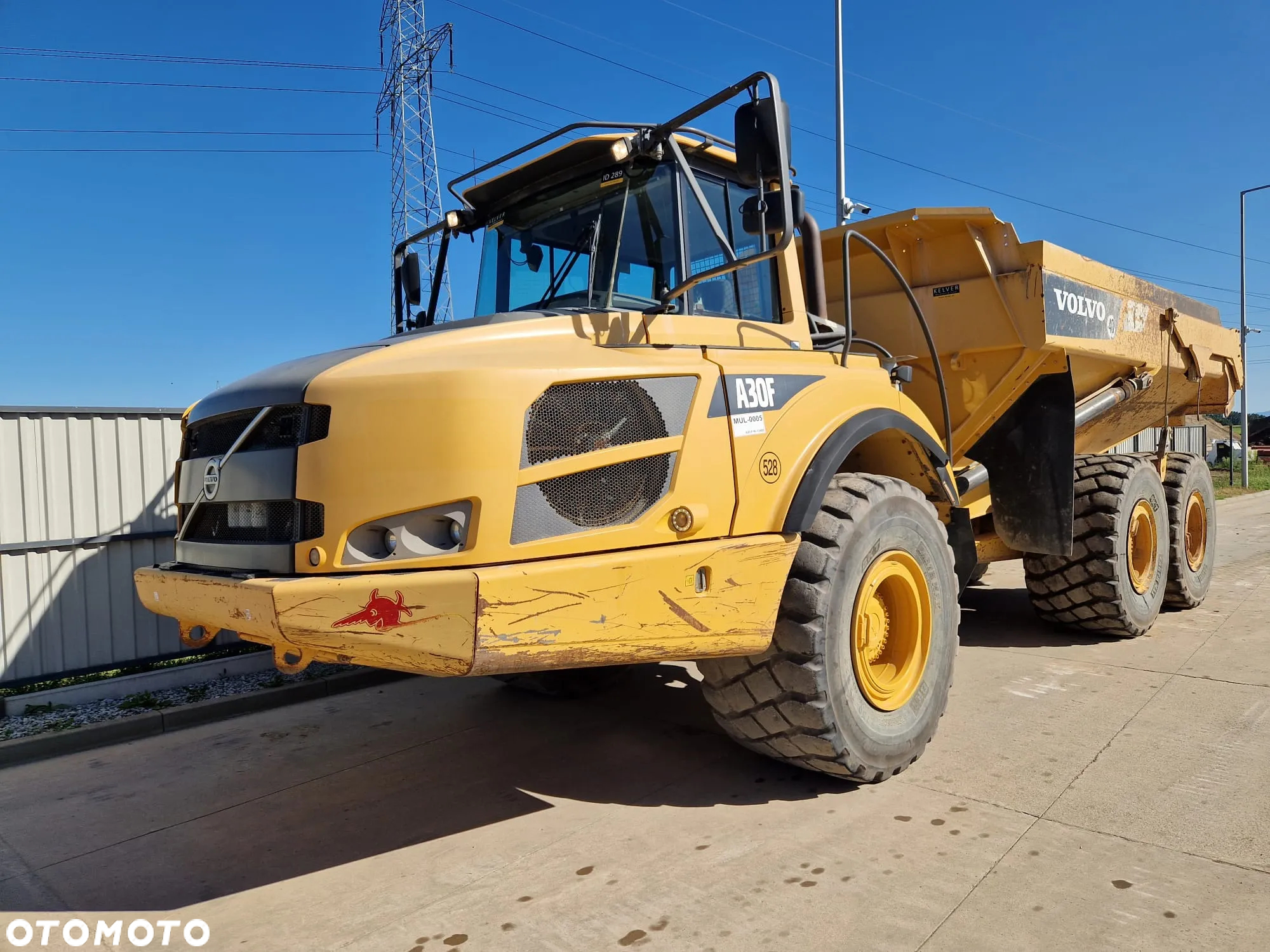 Volvo A30F * szerokie opony * burta tył * - 34