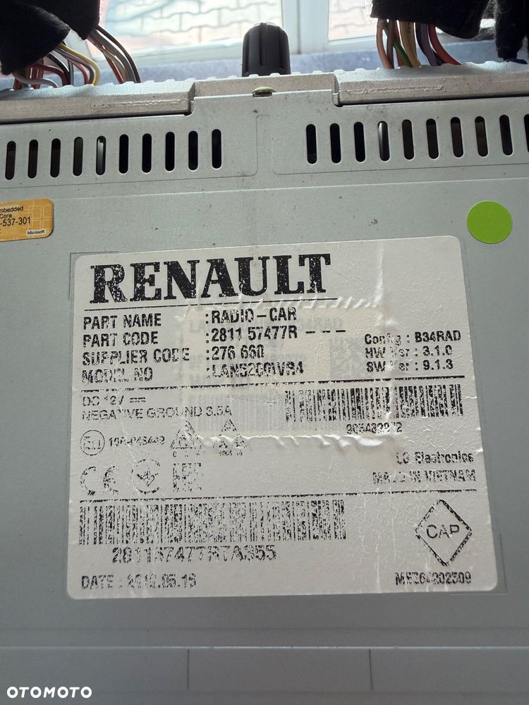Radio nawigacja Renault Master III 281157477R - 5