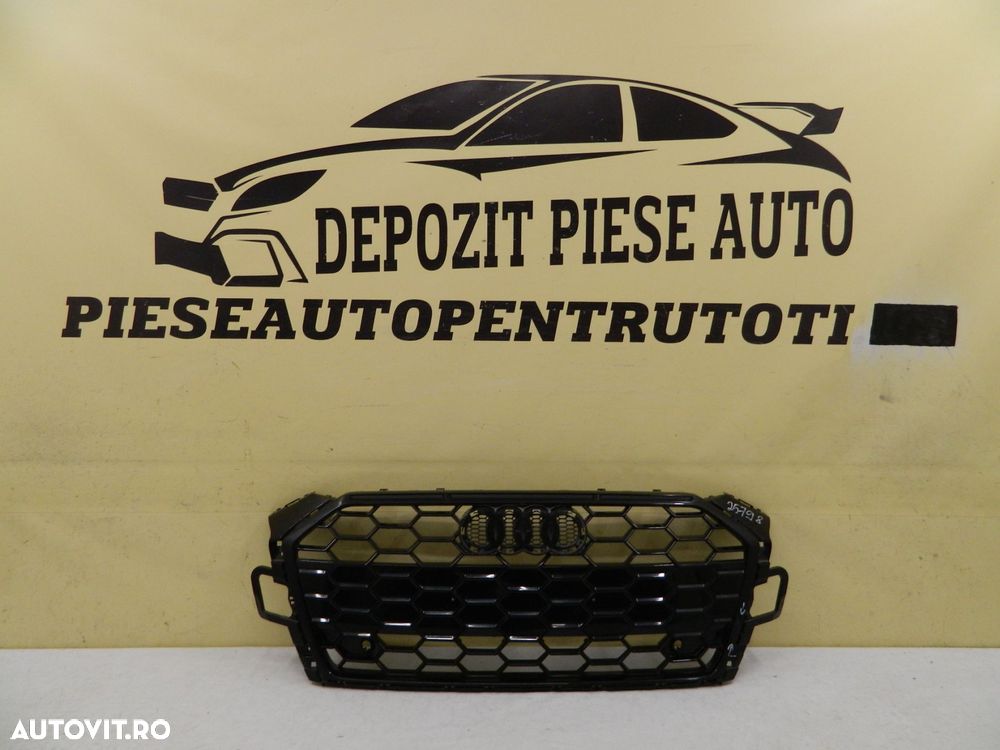 Grila radiator Audi A5 8W B9 facelift, 2021, 2022, 2023, 2024, 2025, cod origine 8W6853651BL. - 1