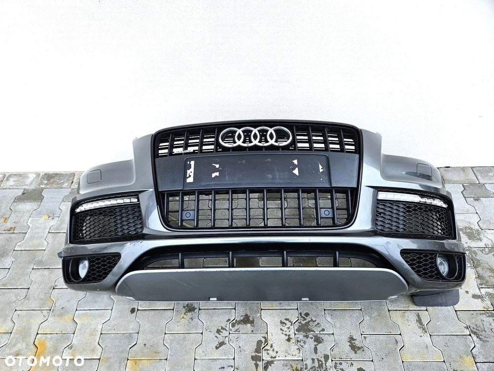 AUDI Q7 4L LIFT 09-15R ZDERZAK PRZOD PRZEDNI LZ7S 3.0 S-LINE - 1