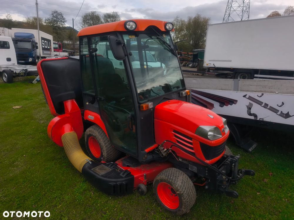 Kubota BX350 4x4 Traktorek komunalny kosiarka pług piaskarka pełen osprzęt - 7