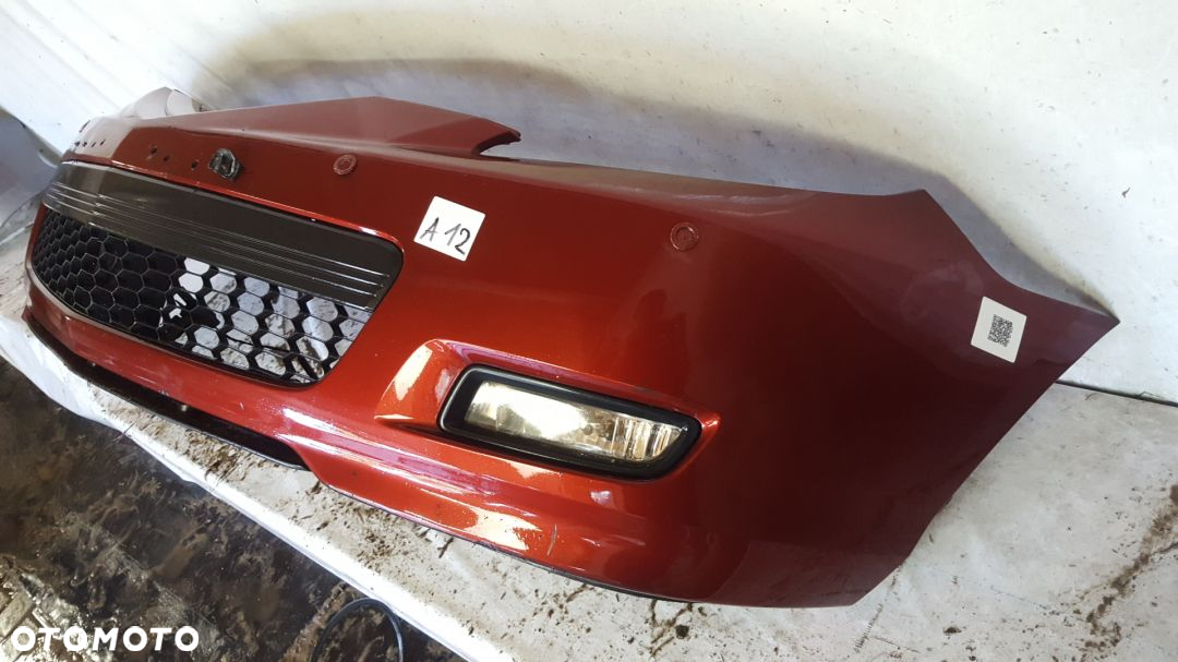 + ZDERZAK PRZÓD PRZEDNI DO MAZDA 3 III BK  SEDAN HALOGENY PDC BORDO - 3