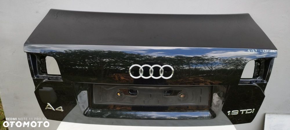Klapa Bagażnika Tył LŻ9Y Audi A4 B7 1.9 Sedan Manual 2007 Części Blask Gołdap - 1