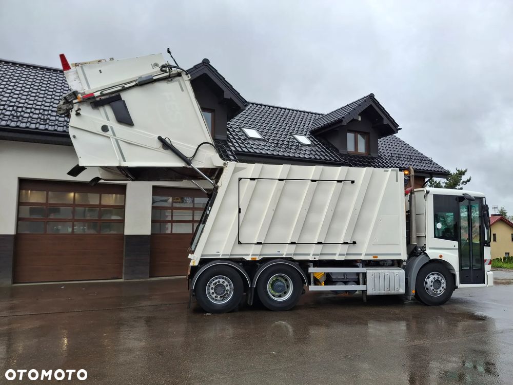 Mercedes-Benz Econic 2630 Śmieciarka Euro 6 FAUN Variopress 522 Zoeller 22m3 3 Osie Tylna Oś Skrętna WAGA MOBA Ważenie Odpadów Zawieszenie Pneumatyczne Centralne Smarowanie Zabudowy - 3