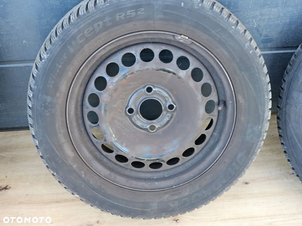 KOŁA FELGI STALOWE OPONY ZIMOWE MICHELIN 185/65 R15 5x110 ET39 OPEL ASTRA G H MERIVA A CORSA C D - 5