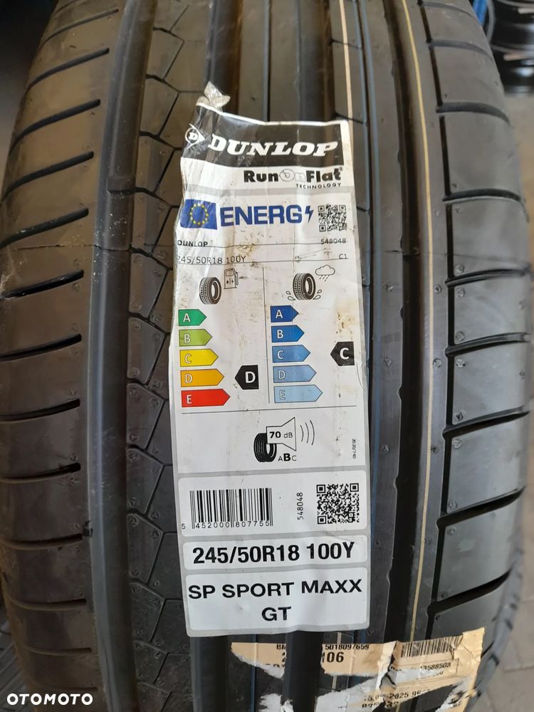 Opony letnie Dunlop SP Sport Maxx GT 245/50 R18 100Y Run on Flat 2022 - 8