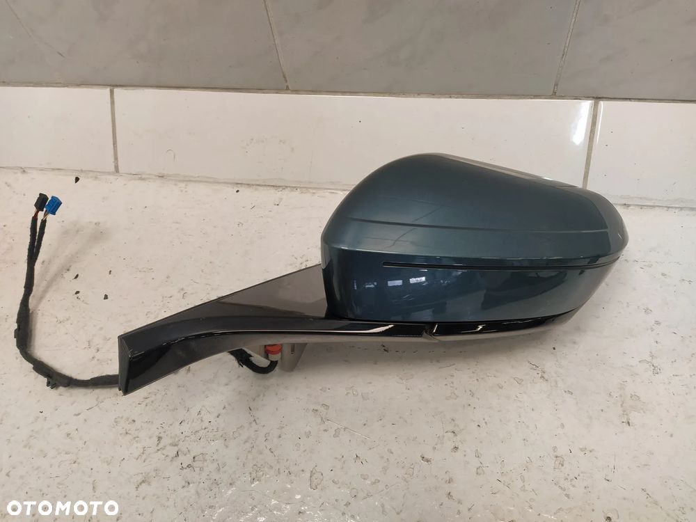 BMW IX I20 LUSTERKO ZEWNĘTRZNE LEWE ASFERYCZNE ASYSTENT 9+6 PIN KOMPLETNE UK ORYGINAŁ - 2