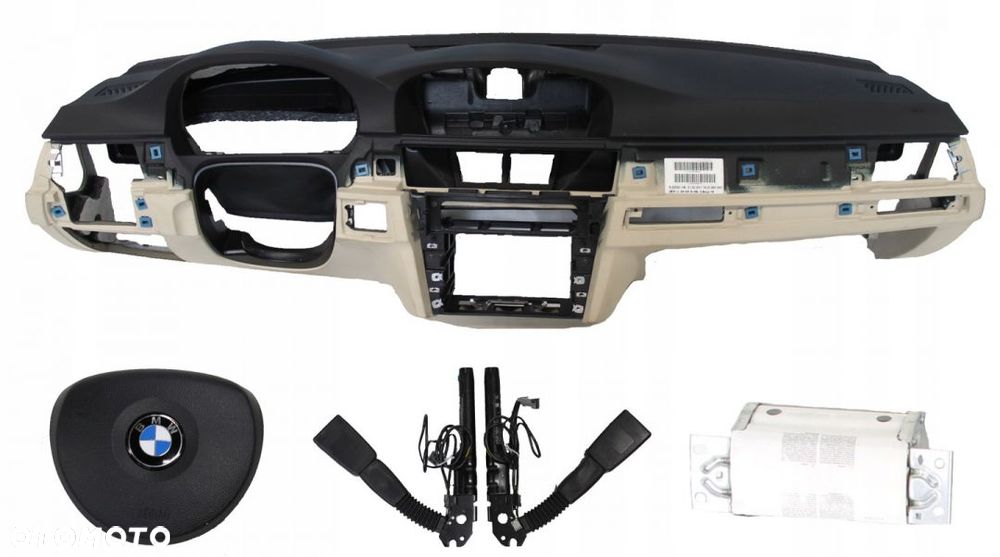 Deska kokpit poduszki pasy BMW 3 SERIE E90 E91 E92 - 1
