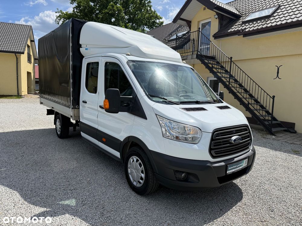 Ford Transit Doka Brygadowy Skrzynia Plandeka 7 os. 2.2 TDCI 125KM Salon Polska - 4