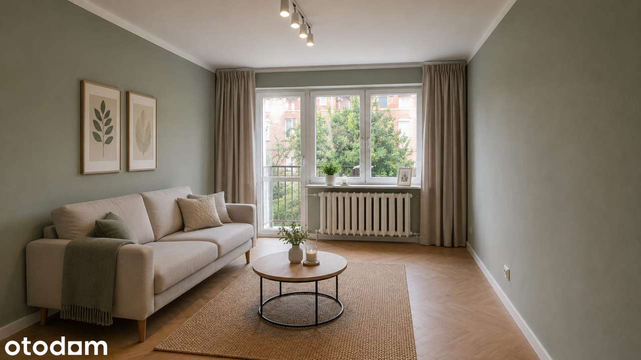 3-pokojowe mieszkanie po generalnym remoncie | 48 m² | Serbinowska