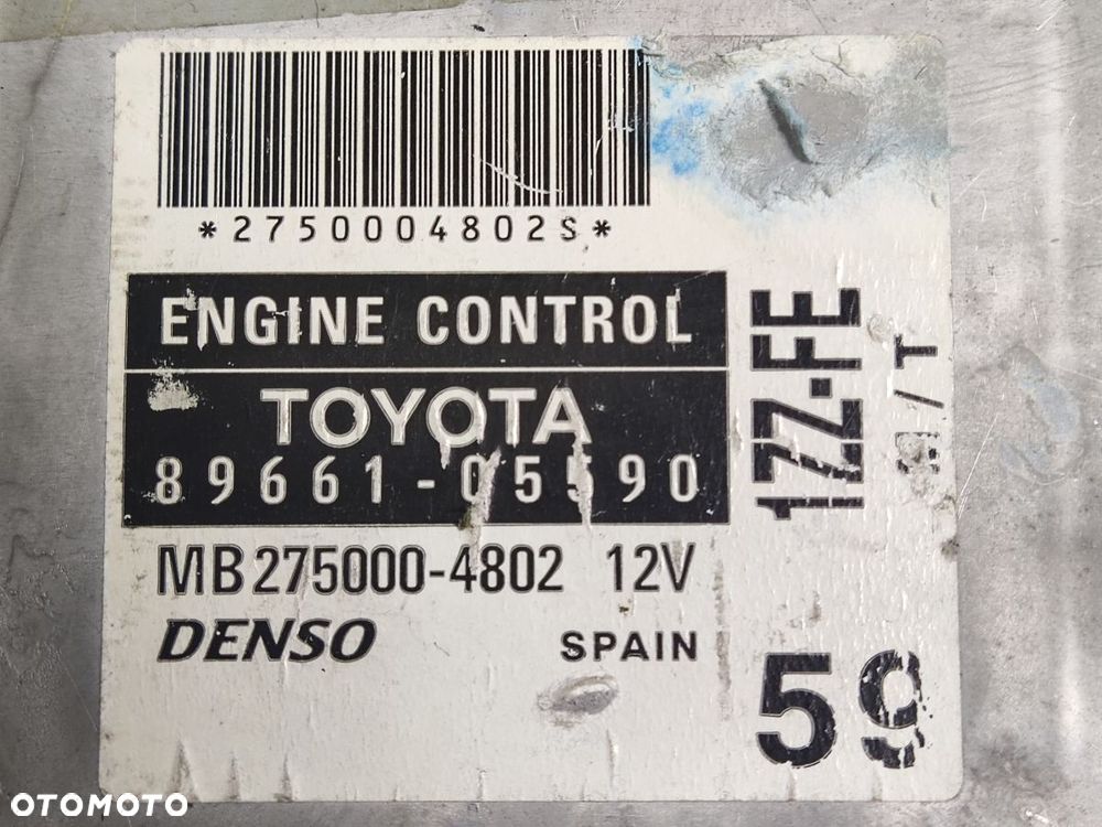 TOYOTA AVENSIS T25 1.8i 02-09r Komputer Silnika Immobilizer Kluczyk - 9