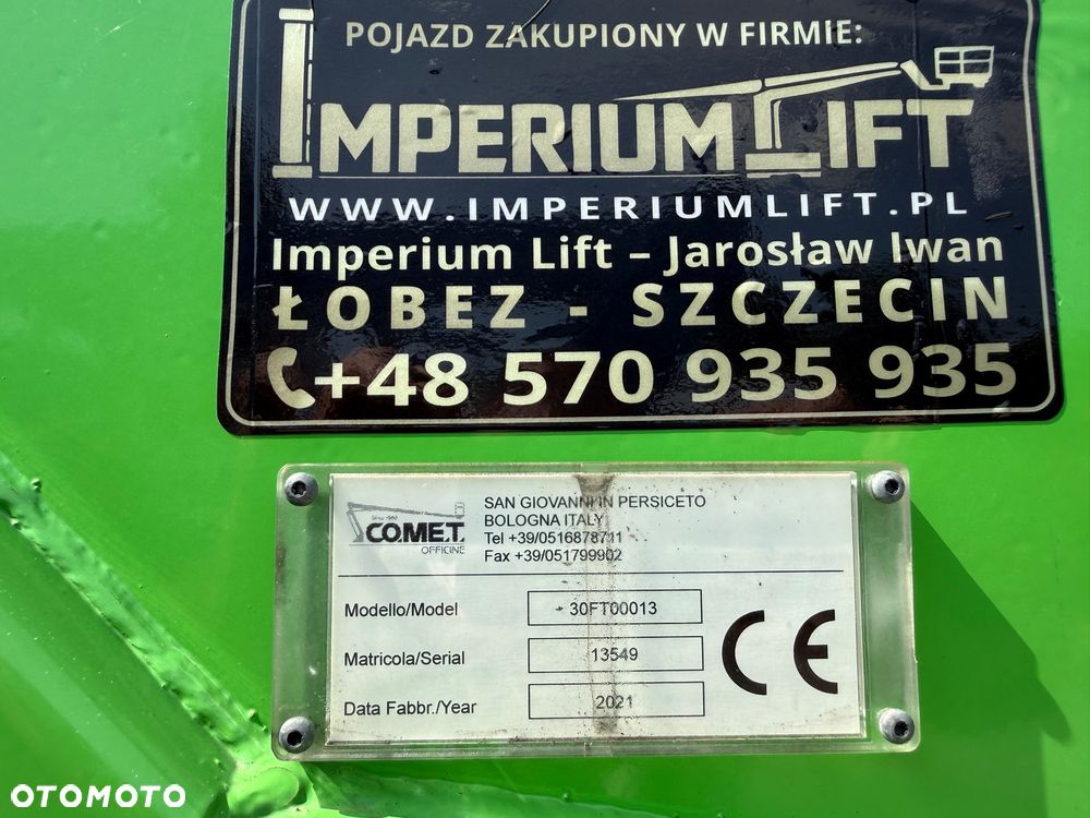Ford Podnośnik Koszowy Zwyżka 4x4 Comet 17 metrów jak Nowy tylko 7tys Km 634MTH!  jak Wumag Gsr Multitel - 7