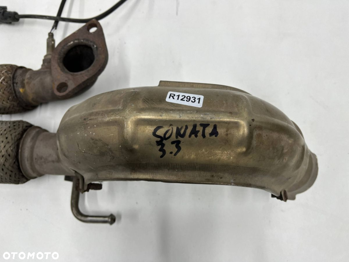 Wydech Hyundai Sonata V 5 NF 3.3b v6 04-11r. sonda dwie sztuki rura oryginalne 39210-3c400 - 4