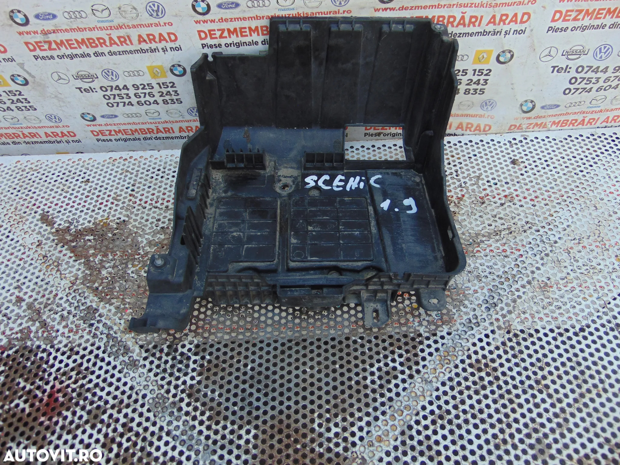 Suport baterie Renault Scenic 2 megane 2 cod 8200467409 carcasa baterie - 2