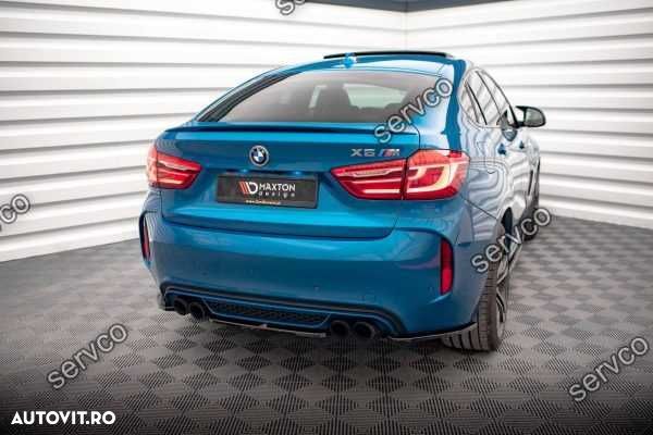Prelungire splitter bara spate Bmw X6 M F86 2014-2018 v2 Maxton Design - 3