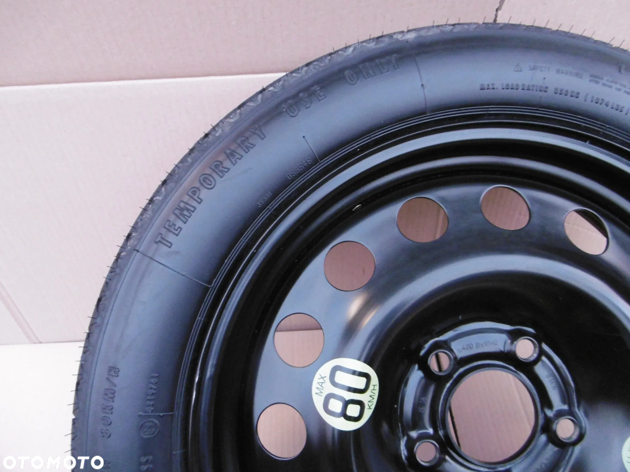 Koło zapasowe dojazdowe dojazdówka zapas BMW e60 e61 e63 17 cali 135/80/17 - 7