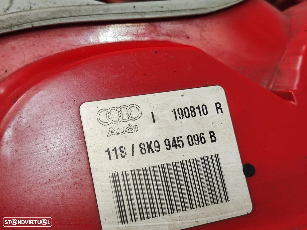 Farolim Tras Traseiro Esquerdo Direito Original Audi A4 B8 8K Carrinha Avant LED 8K9945095B 8K9945096B 2007 - 2015 - 12