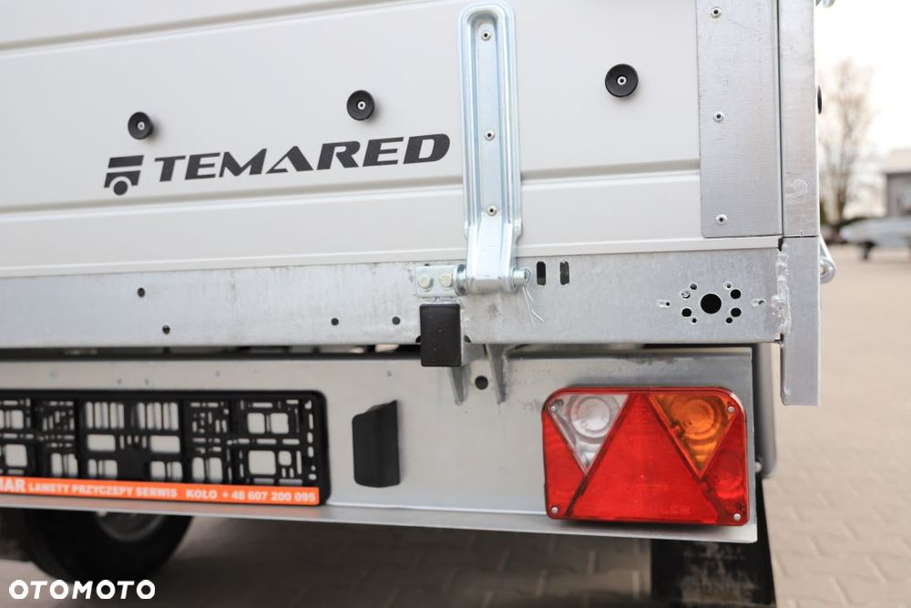 TEMARED TIPPER 2515/2 S 0,75T  253x152x30cm, DMC 750kg, Pompa ręczna , Burty ALU - 6