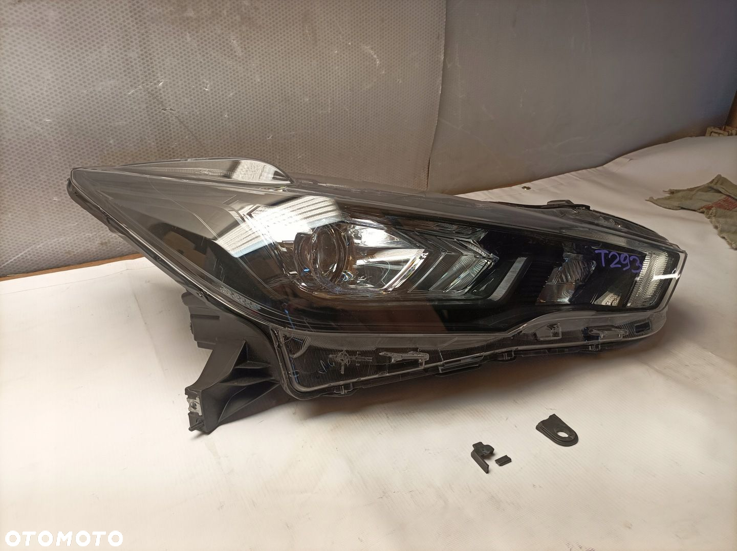 LAMPA PRZÓD PRAWA NISSAN MICRA K14 LIFT FULL LED NOWA ORYG 260105FA2B - 2