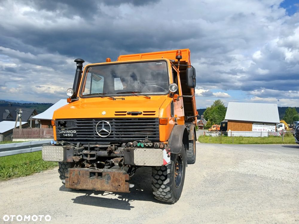 Mercedes-Benz Unimog 1450 4x4 Czołownica Ciagnik rolniczy - 13