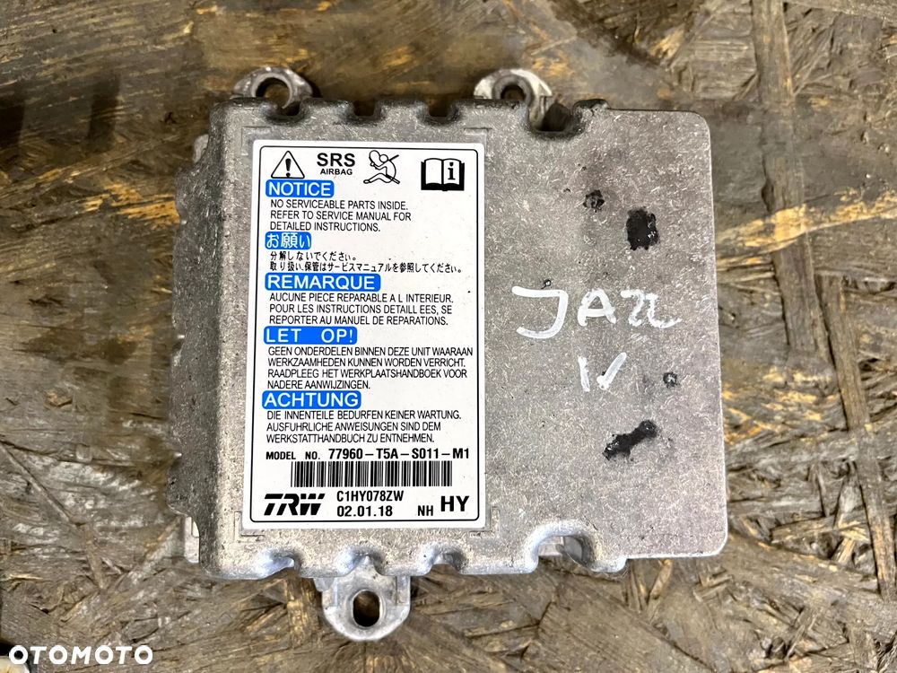 HONDA JAZZ IV 2015- EUROPA DESKA ROZDZIELCZA KOKPIT AIRBAG PODUSZKA POWIETRZNA PASY SENSOR ORYGINAŁ - 4