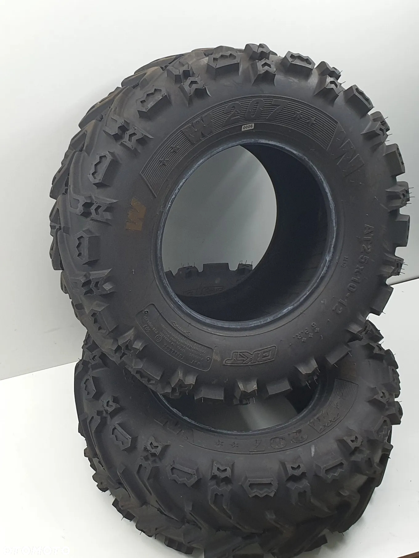 OPONY OPONA CAN AM TGB POLARIS SUZUKI GRIZZLY CF MOTO  QUAD ATV OPONA  BKT 25x10-12 TL W207 - 3