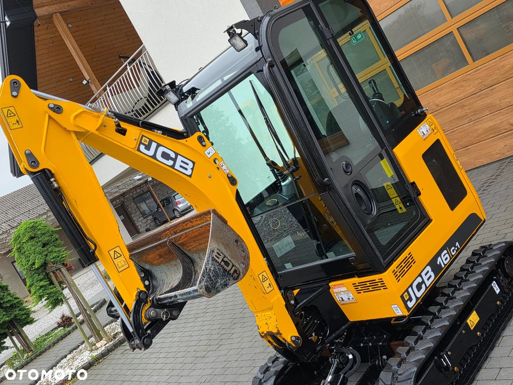 JCB JCB 16 C-1 mini koparka 3 łyżki szybkozłącze 19c1 sprowadzona 8018 serwisowana - 7