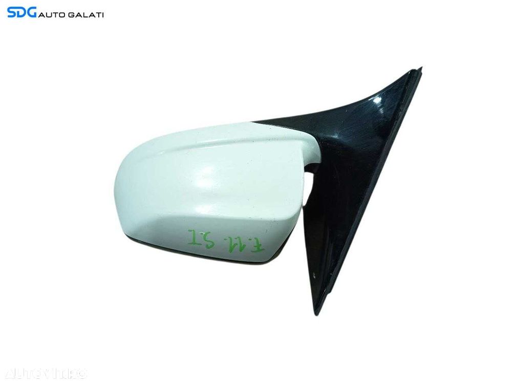 Oglinda Electrica Stanga cu Pliere Rabatare BMW Seria 5 F10 2009 - 2014 Culoare 300 Alpinweiss [C5266] - 6