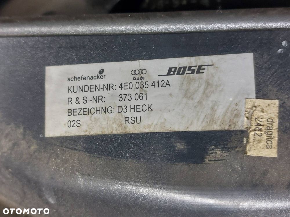 GŁOŚNIKI KOMPLET AUDI A8 D3 4E0035412A 4E0035411A 4E0035411H 4E0035411C - 3