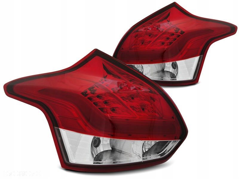 Lampy tyl kpl Neon Smoke Ford Focus III mk 3 10-14 - 1