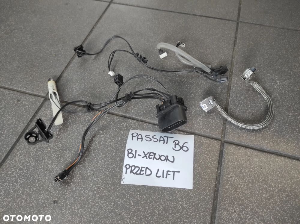 WIĄZKA INSTALACJA LAMPY VW PASSAT B6 PRZED LIFT BI XENON CAŁA SPRAWNA WYSYŁKA !!!! - 1