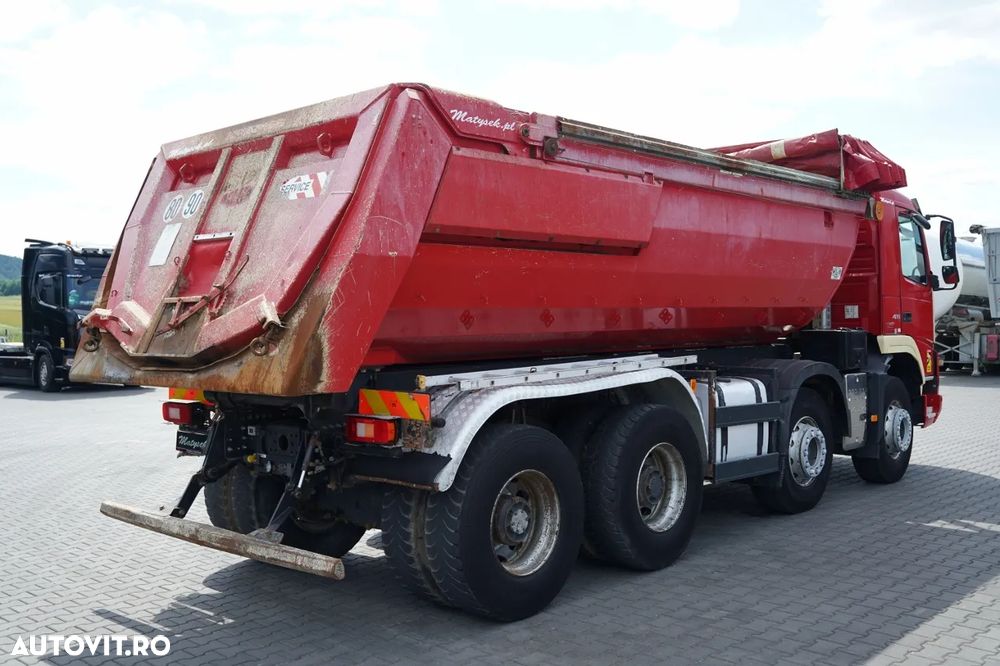 Volvo FMX 420 / 8x4 / BASCULATOR SPATE / CLAPETĂ HIDRAULICĂ / MANUALĂ / EURO 5 - 11