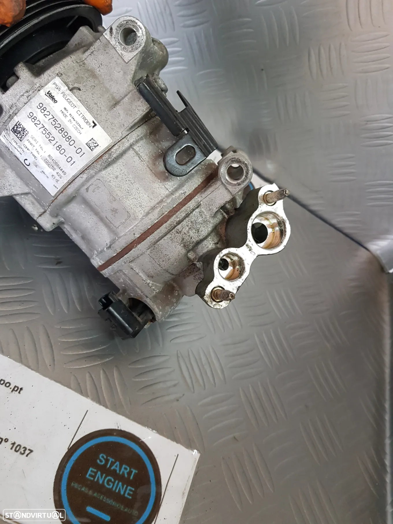 Compressor Ar condicionado Peugeot 308 II 3008 II 5008 II 208 II 508 II Citroen DS3 3 1.5 HDI 2.0 HDI - 2