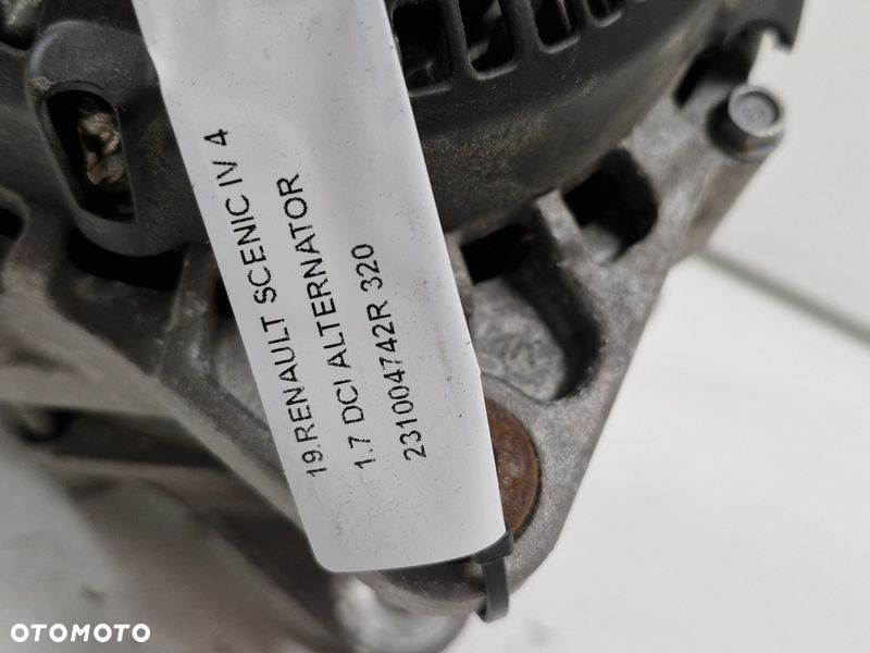 RENAULT SCENIC IV 4 1.7 DCI ALTERNATOR 231004742R - 9