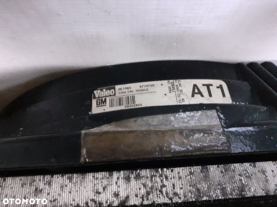 Chłodnica Wody wentylator Opel Vectra C Lift 1.8 Benzyna komplet - 8