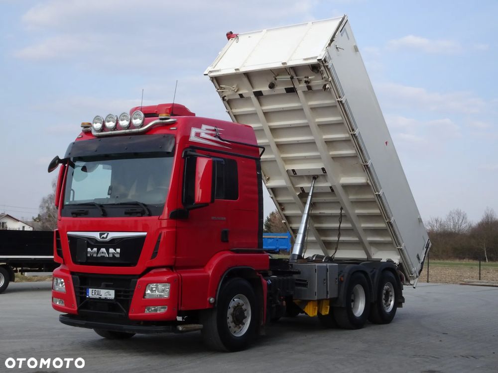 MAN TGS 28.500 Kempf 3-stronny do Zboża Idealny Stan Hydrodrive 6x4 Oś Skrętna - 8