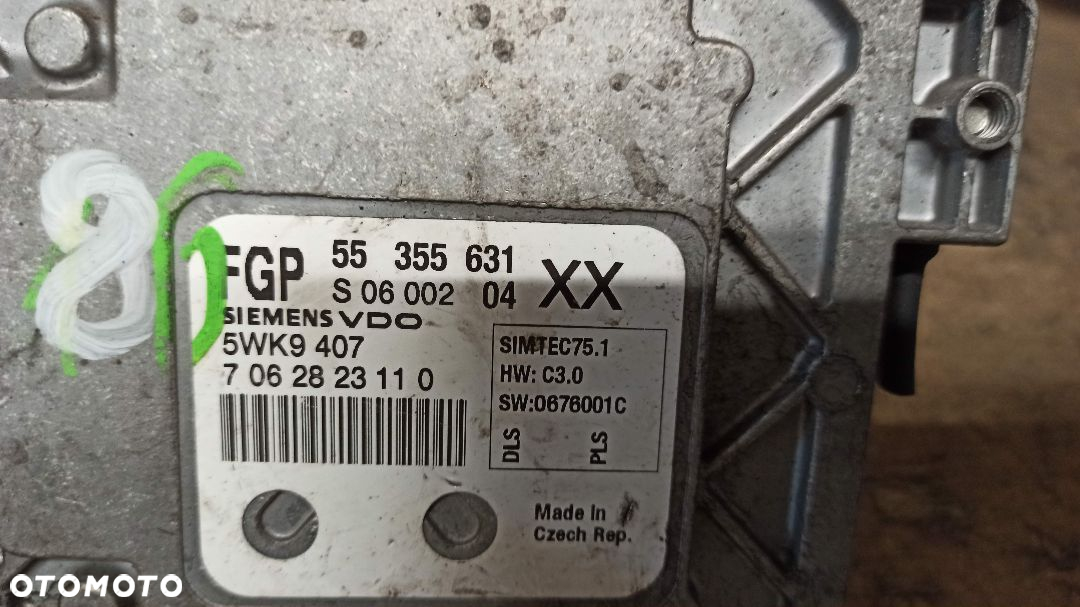 #KOMPUTER OPEL VECTRA C 1.8 16V nr 55355631 - 3