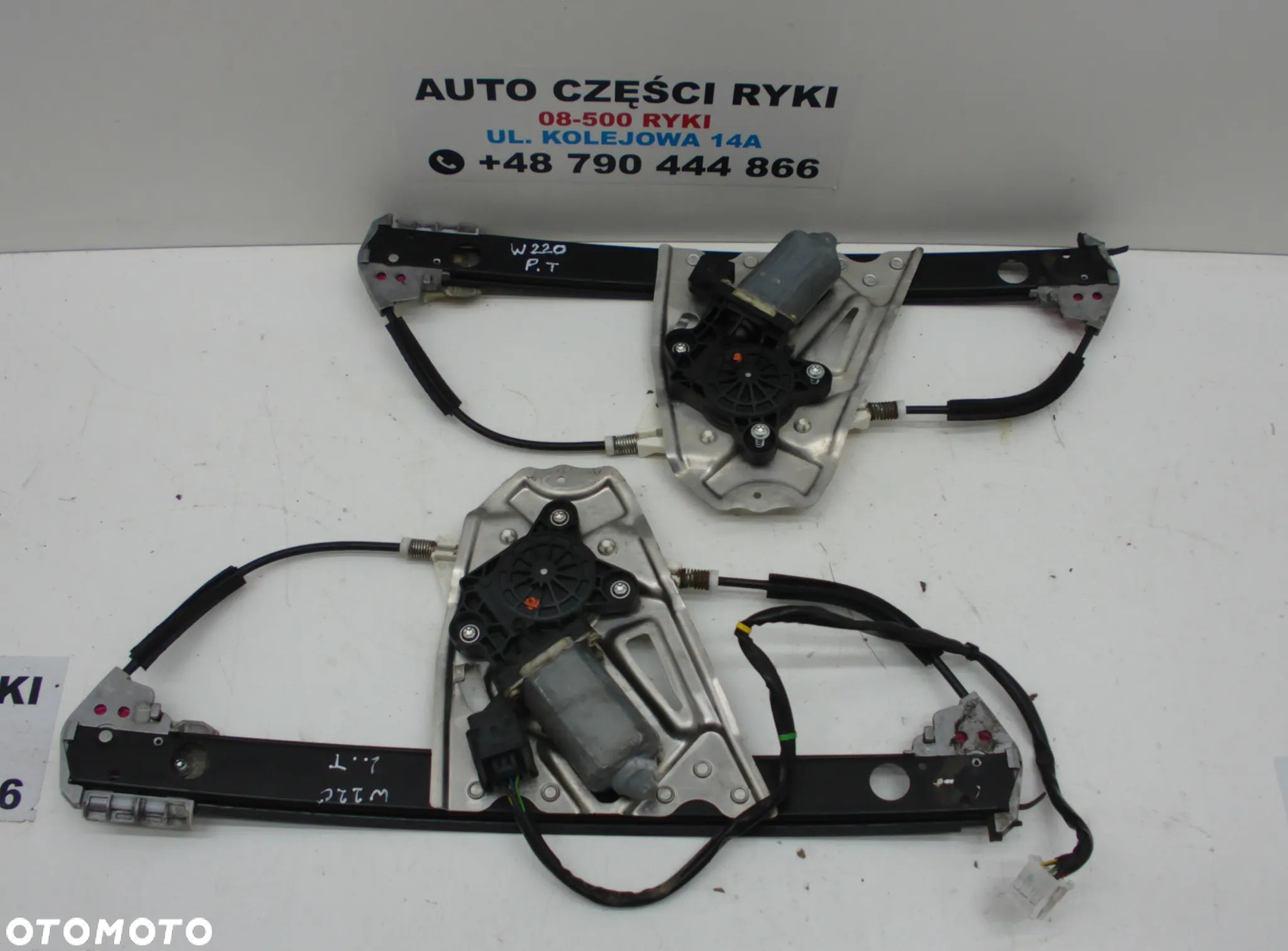 Mercedes W220 Podnośnik Szyby Mechanizm Lewa Prawa strona tył - 1