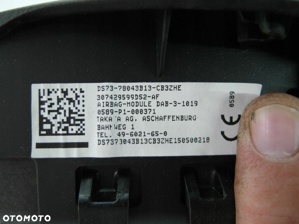 FORD MONDEO MK5 14- AIR BAG PODUSZKA KIEROWCY ORG NIEREGENEROWANA - 3