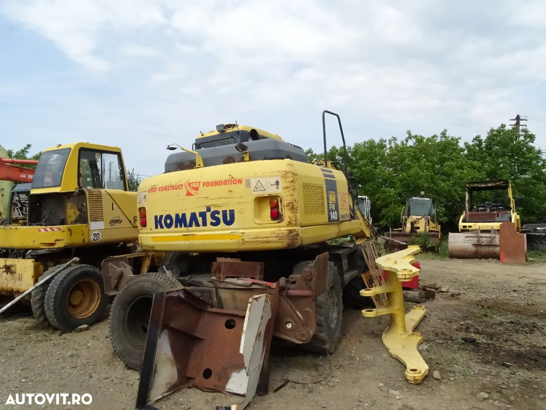 Excavator Komatsu PW 140 din 2008 dezmembrez - 2