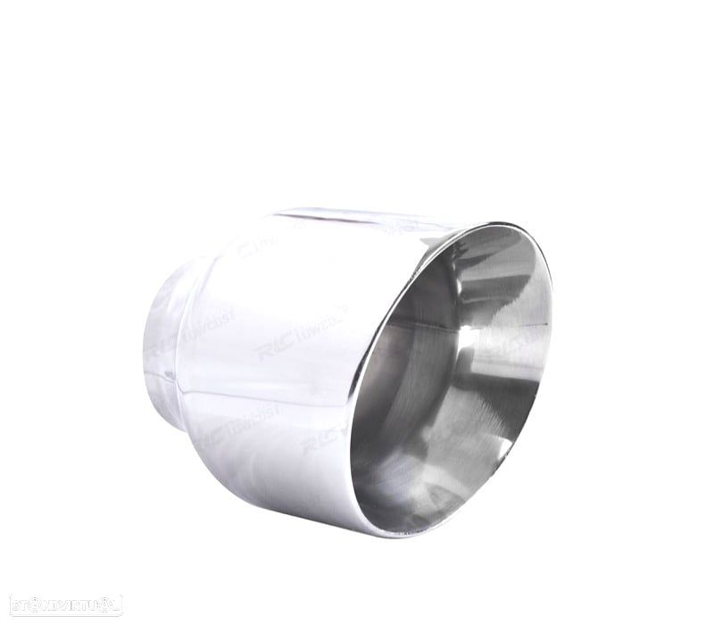 PONTEIRA DE ESCAPE UNIVERSAL CURTA CROMADA - 1