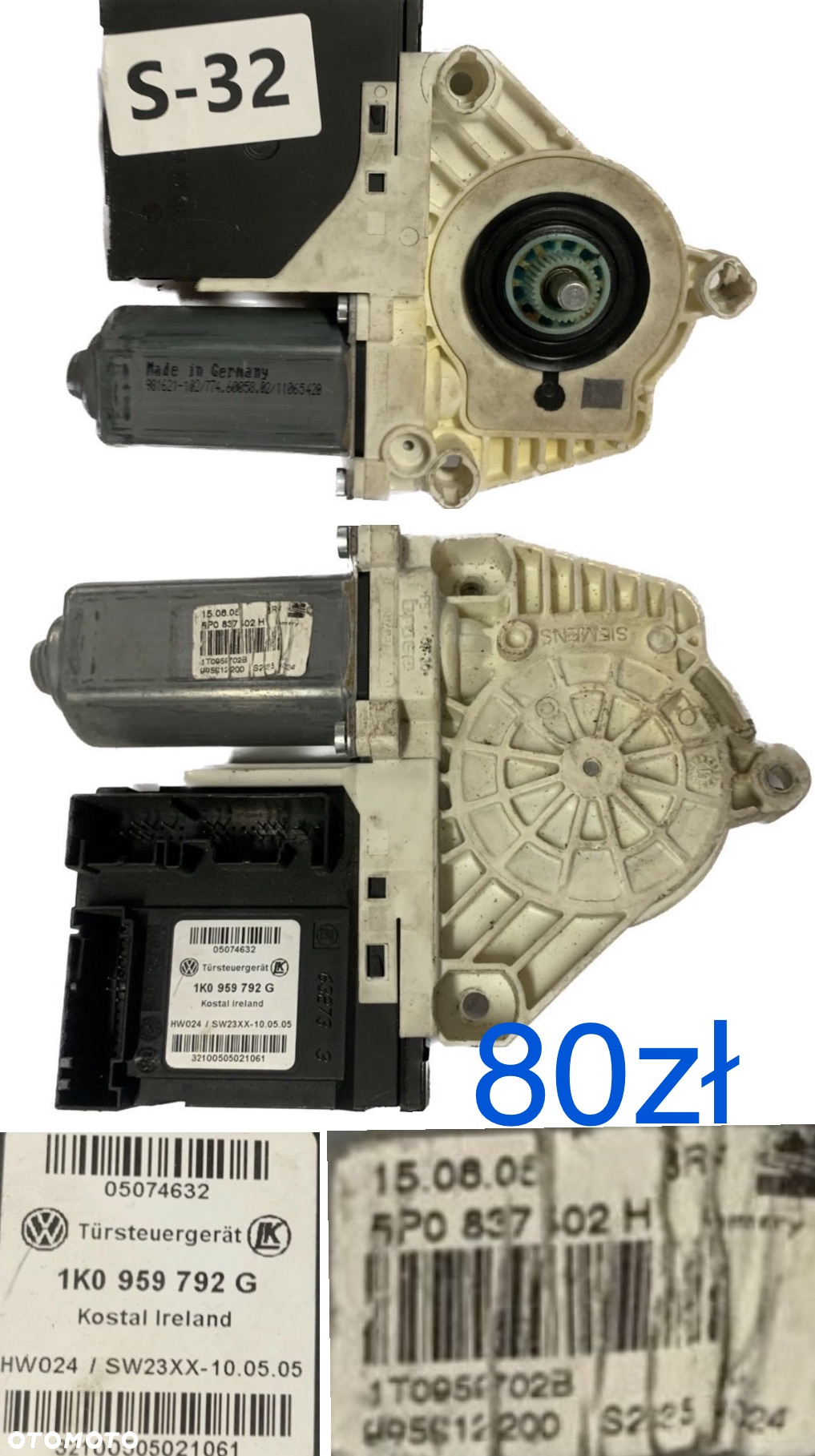 Silnik Silniczek Podnoszenia szyb szyby przód tył prawy lewy Audi Seat Skoda Volkswagen 6Q1959801A 1K0959701P 1K0959793L 1K0959792D 1T0959702A 5P0837401C 1K0959793D 5P0837401A 1J1959802B 1J1959802D 1J0959802F 101431-202 1J0959802C 1C0959802B 5P0837402 1K0959793D 1K0959792G 5P0837402H 1T0959702B 6Q0959812A 6L1959801 1K0959703E 1K0959701AC 1K5837401AM 1K0959704M 1K0959703E 4F0959801A - 13