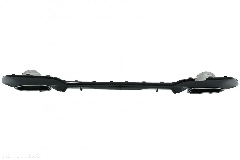 Difuzor Bara Spate compatibil cu BMW 3 Series G20 G28 Sedan G21 Touring (2018-up) M340i M Look Negru Lucios - 2