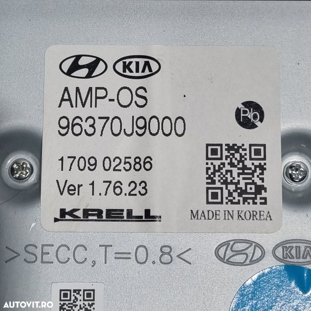 Amplificator audio Hyundai Kona I 2017 - 2020 (1413) 96370J9000 - 5