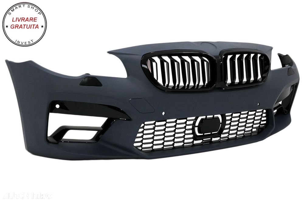 Bara Fata cu Grila Centrala BMW Seria 5 F10 F11 (2011-2017) M5 2020 Design- livrare gratuita - 2