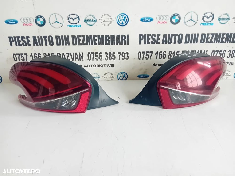 Stopuri Lampa Stop Tripla Stanga Dreapta LED Peugeot 208 An 2015-2019 Originale Motor BH02 - 2