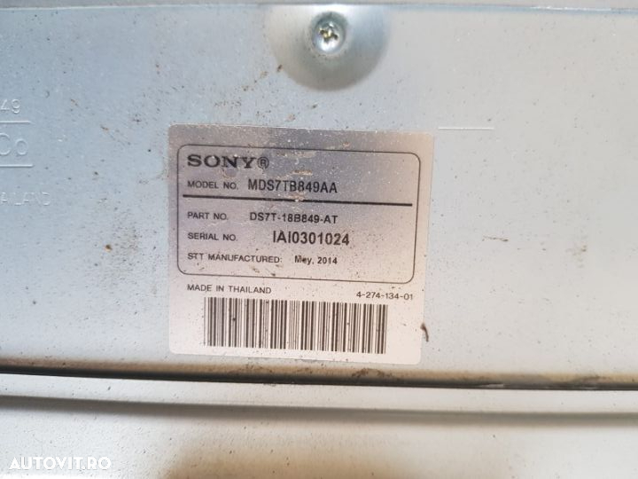 Kit Sistem Audio Boxe Statie Amplificator Complet Sony Ford Mondeo Mk5 Fusion An 2014-2021 - 8