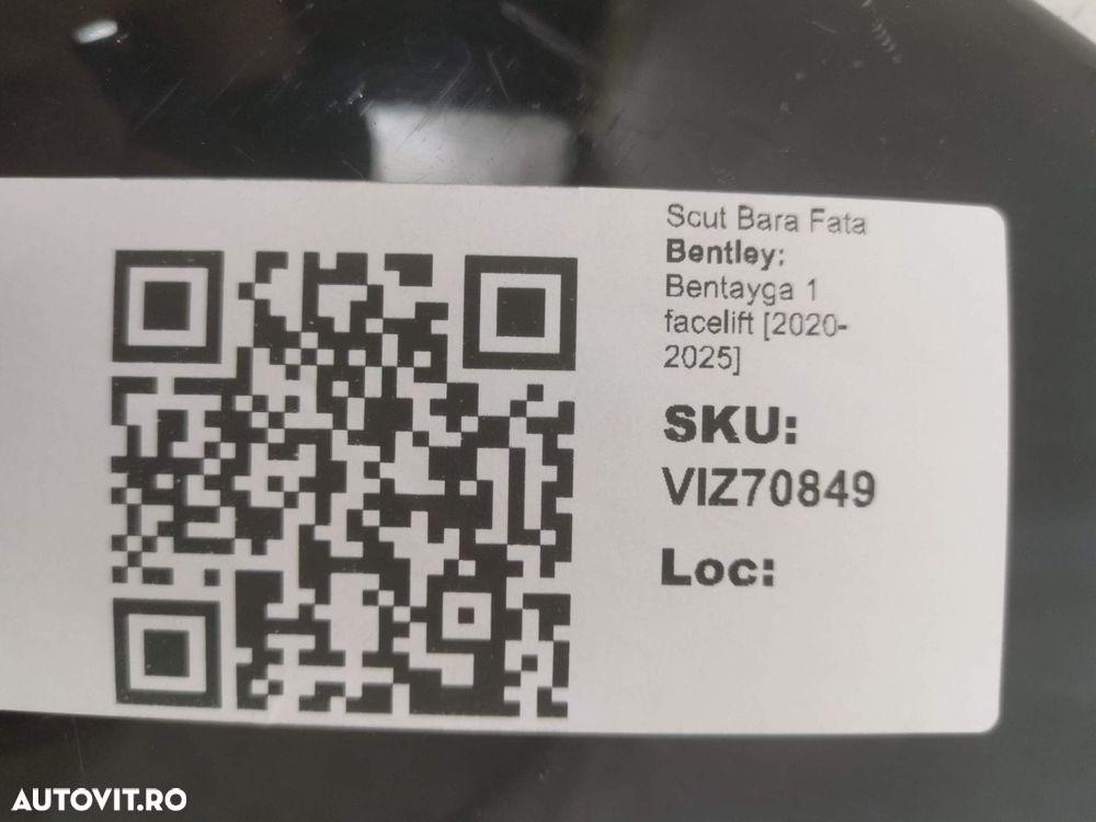Scut Bara Fata Bentley Bentayga 1 facelift 2020 2021 2022 2023 2024 20 - 8